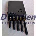 3W Handheld Phone Wireless Signal Jammer Device 100 To 240V AC With Cooling Fan